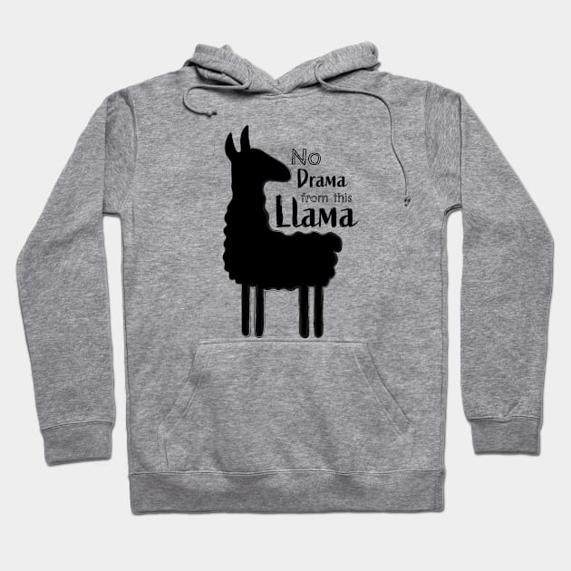 No drama for this llama Hoodie by helengarvey